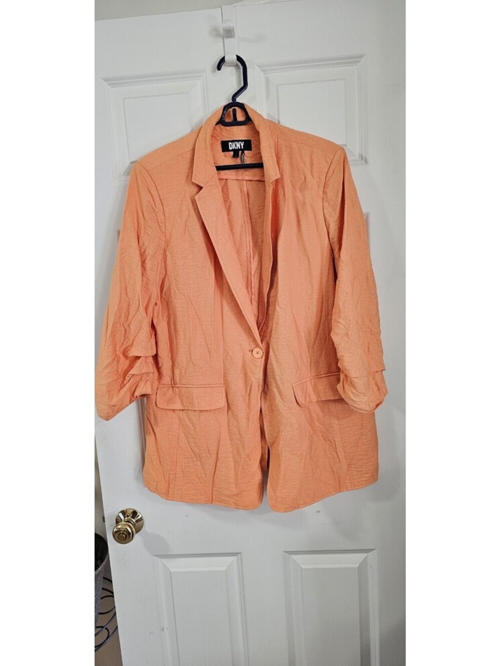 DKNY Blush Peach casual Blazer Size Large